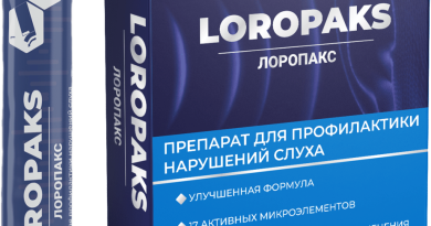 LOROPAKS — препарат для профилактики нарушений слуха