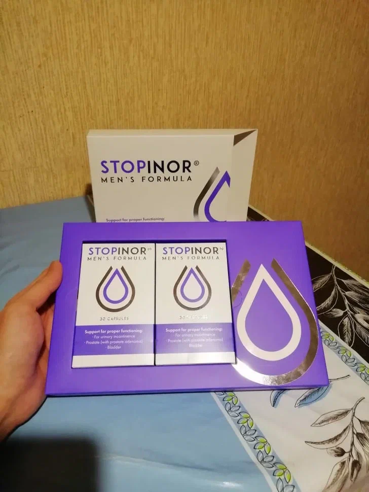 Stopinor средство против недержания мэн’с формула капсулы для мужчин