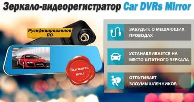 Зеркало заднего вида и видеорегистратор — Car DVRs Mirror